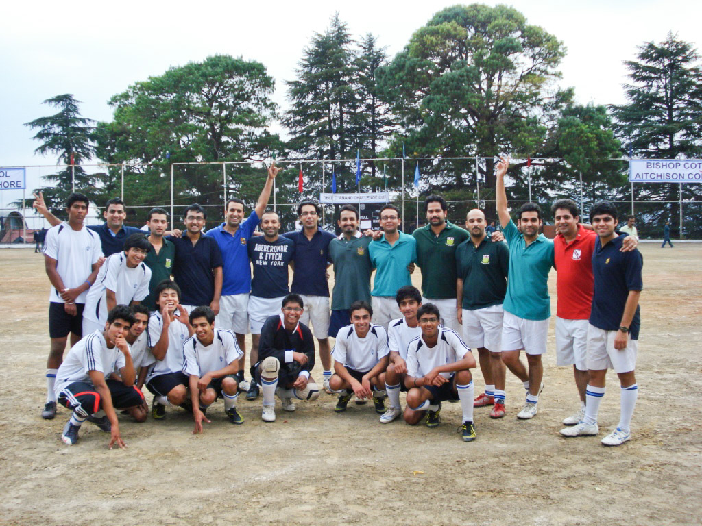 The Old Cottonians played a football match against the Cottonians. This photo is right after the match. Photo contributed by JATIN CHADHA.